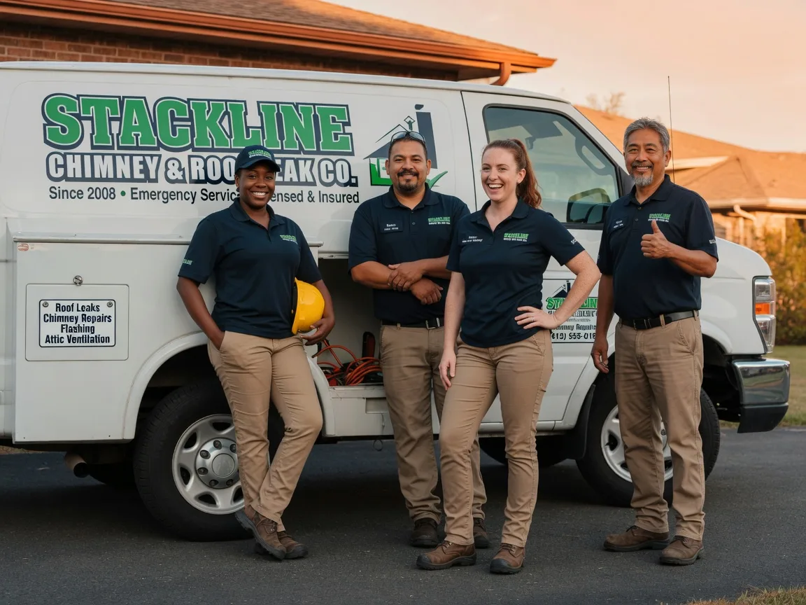 Chimney flashing repair company in Shiloh, GA